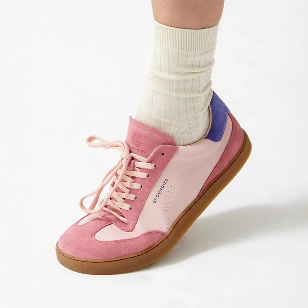 Lieblinge Barfußschuh für Erwachsene Groundies Barfuß Sneaker rosa pink. Wunderschöne Silhouette zeitgeistiges Design mit tollem style.