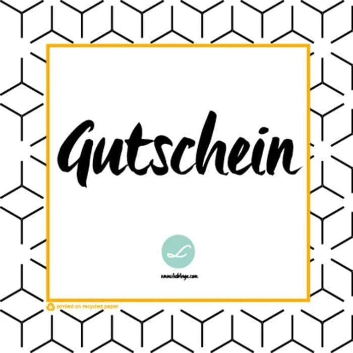 Lieblinge ökologische Gutschein schadstofffrei Geschenkgutschein