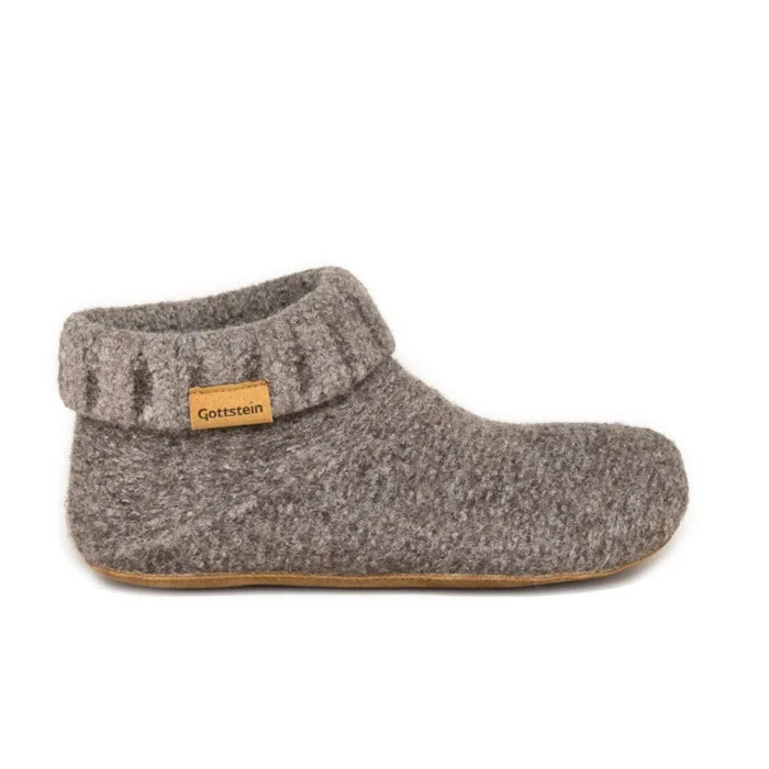 Lieblinge-Knit Boot-Wollwalk-seitlich-braun #farbe_braun