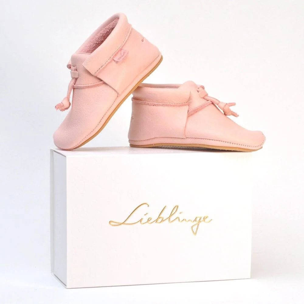 Lieblinge Barfußschuhe Sissi Rasche Lauflernschuh rosa Ansicht auf Lieblinge Box