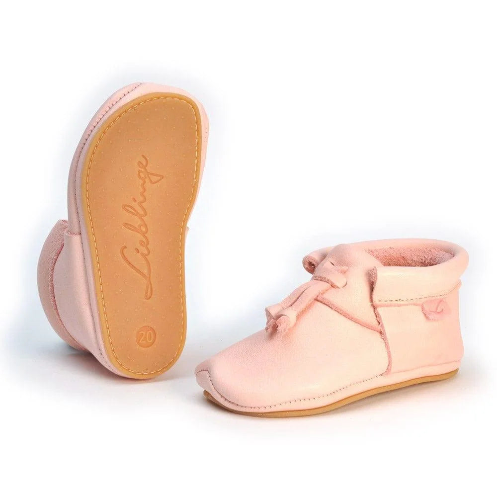 Lieblinge Barfußschuhe Sissi Rasche Lauflernschuh rosa Sohle