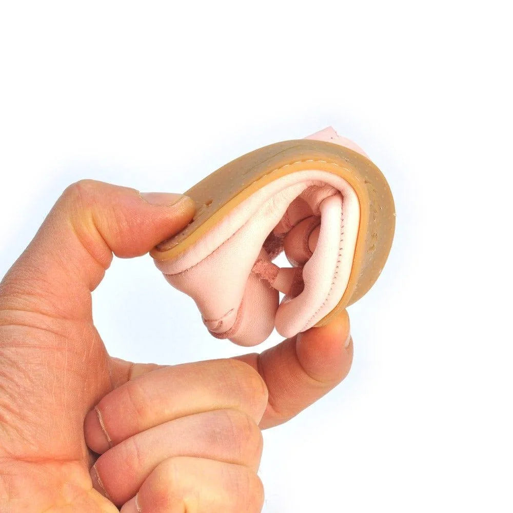 Lieblinge Barfußschuhe Sissi Rasche Lauflernschuh rosa ultraflexible Sohle aus Naturkautschukj