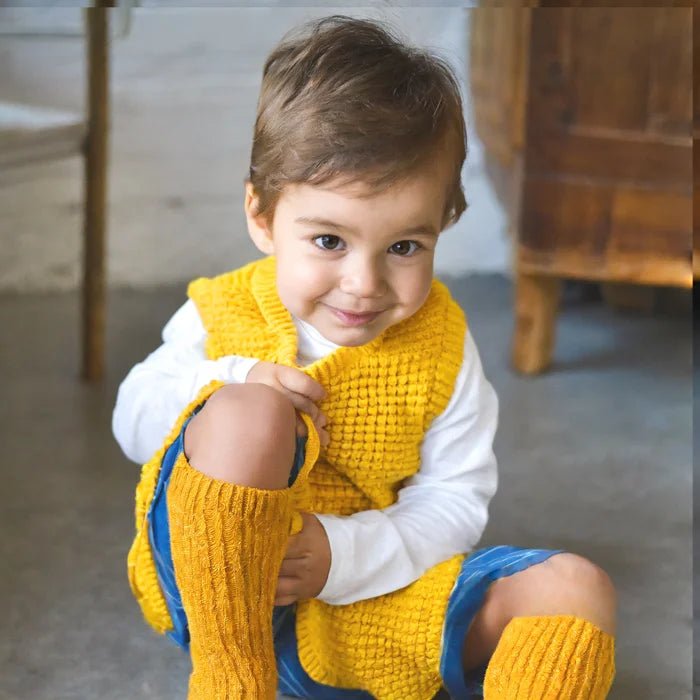 Lieblinge-Kinder Stulpen Junge-mango #farbe_mango