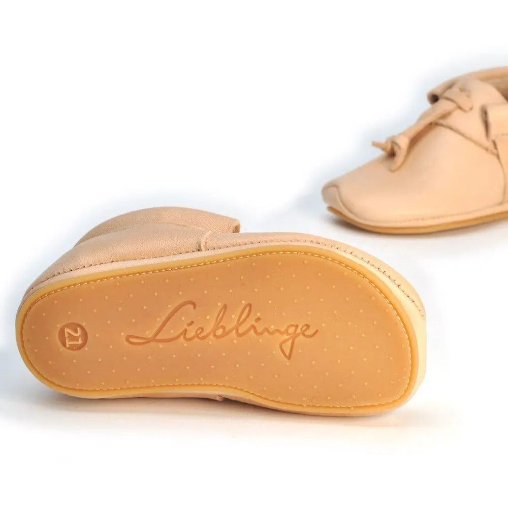 Sissi Rasche X Lieblinge® | Limited Edition Barfuß Lauflernschuh natur Sohle Detail