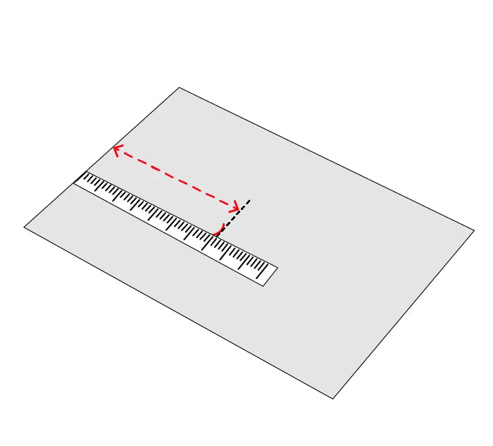 Lieblinge Messanleitung - Schritt 4: Fußlängen messen