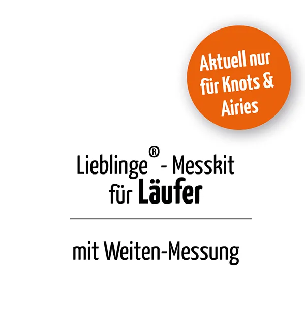 Lieblinge Messkit- Größe und Passform einfach von zu Hause bestimmen