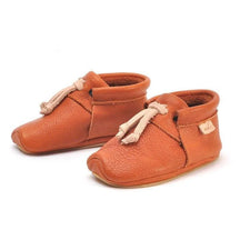 Lieblinge ökologische  Kinderbarfußschuhe schadstofffrei KNOTS  für Läufer #farbe_cognac