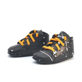 Lieblinge ökologische  Lauflernschuhe schadstofffrei DESERTBOOTS für Laufstarter #farbe_schwarz-weiss