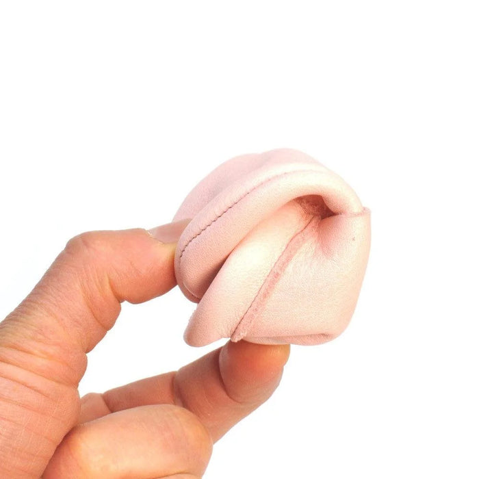Lieblinge Barfußschuhe Sissi  Rasche Krabbelschuh rosa ultraflexible Ledersohle gerollt