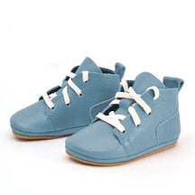 Lieblinge ökologische  Lauflernschuhe schadstofffrei DESERTBOOTS für Laufstarter #farbe_hellblau