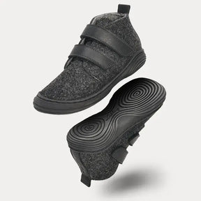 Biomechanische flexible Naturkautschuksohle von Lieblinge® NOVO Barfußschuh  für Kinder – ergonomische Schuhe für gesunde Fußentwicklung für die kalte Jahreszeit