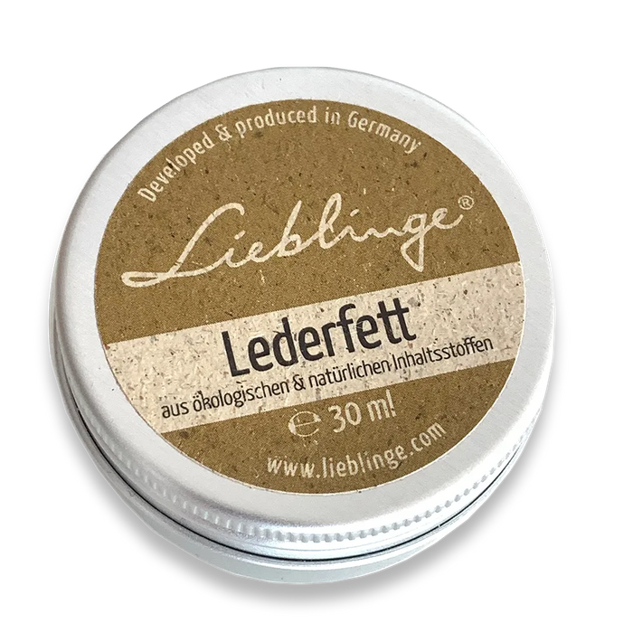 Lieblinge ökologisches  Lederfett schadstoffgeprüft, ökozertifiziert, handmade in Germany 