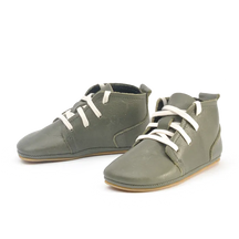 Lieblinge ökologische  Barfußschuhe Kinder schadstofffrei DESERTBOOTS Lauflerner  #farbe_khaki