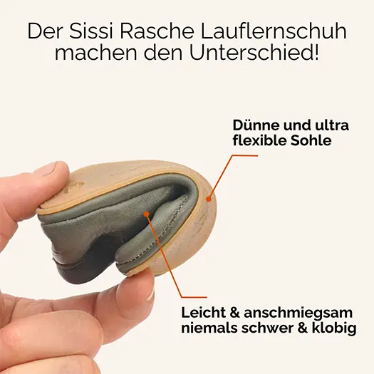 Sissi Rasche | Limited Edition Lauflernschuh khalki