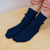 Lieblinge ökologische  Wollsocken schadstofffrei Wollsocke Lieblinge-Wollsocken-Erwachsene-marine - 100% Schurwolle  #farbe_marine