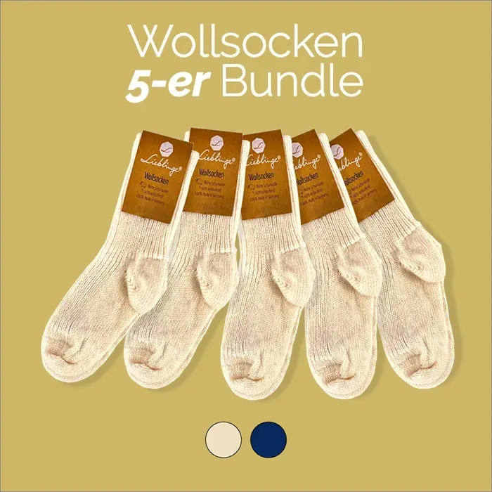 Wollsocken - 5 Paar