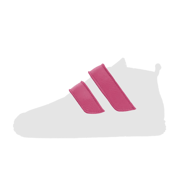 Lieblinge  Custom Design Klettverschluss Farbe himbeer. Designe Deinen eigenen Schuh. Unikat handmade in Berlin.